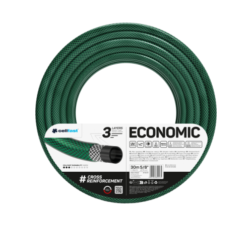 Шланг армированный для поливочных устройств ECONOMIC 5/8"-30м.п.