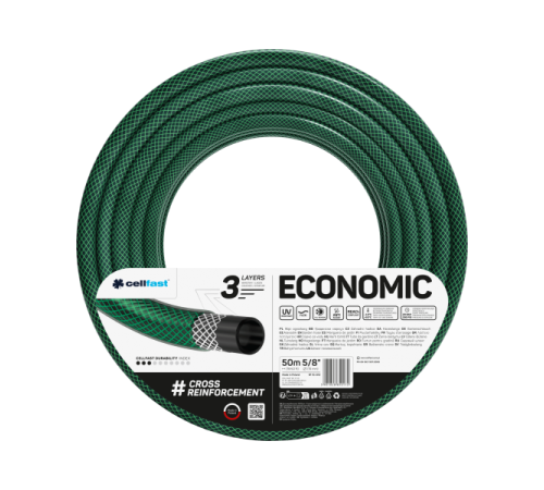 Шланг армированный для поливочных устройств ECONOMIC 5/8"-50м.п.